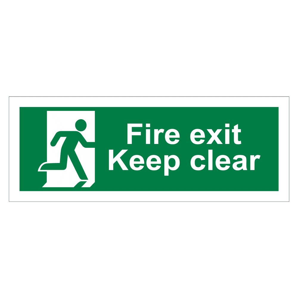 Fire Exit Keep Clear